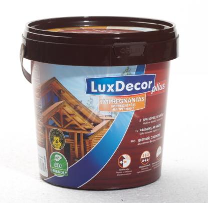 Prekės „Impregnantas medienai PRIMACOL LuxDecor 1 l pilka“ paveikslėlis