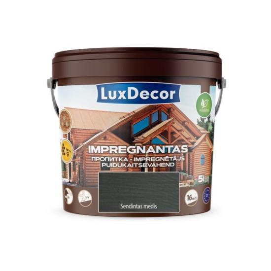 Prekės „Impregnantas medienai PRIMACOL LuxDecor 5 l sendintas“ paveikslėlis