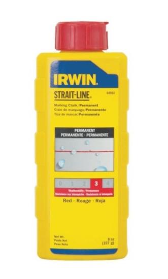 Prekės „Kreida žymeklio 227g raudona Irwin Straight Line“ paveikslėlis