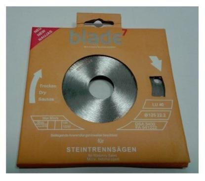 Prekės „Diskas deimantinis 125x2x22,2 mm Segment Blade7 sausu būdu“ paveikslėlis