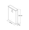 Prekės „Dėžutė pašto PD955 ruda 355x240x50 mm“ paveikslėlis
