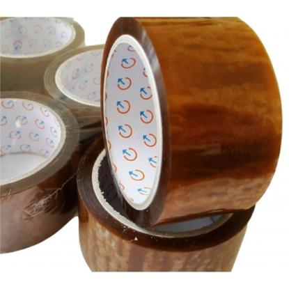 Prekės „Pakavimo juosta skaidri solvent 48 mm x 130 m“ paveikslėlis