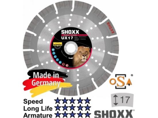 Prekės „Diskas deimantinis 350 x 25,4 mm 17 mm Shoxx UX17 Samedia“ paveikslėlis