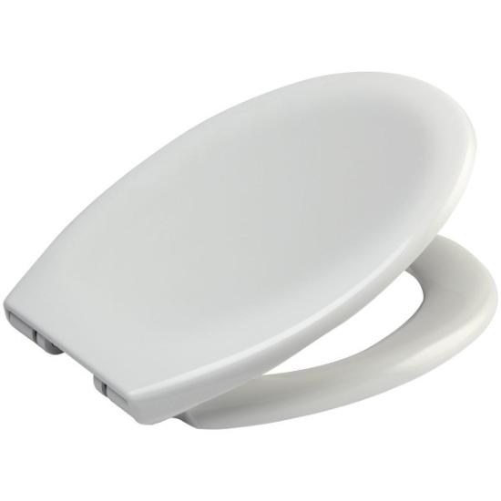 Prekės „Dangtis klozeto 45 x 37 cm Soft Touch lėtai užsidarantis iš plastiko baltas Duschy“ paveikslėlis