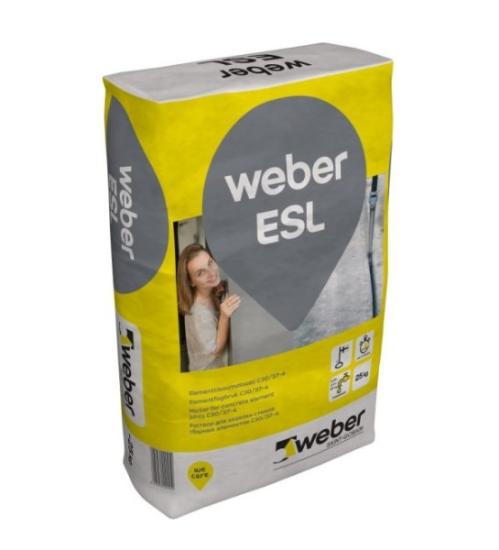 Prekės „Betonas vertikalioms , horizontalioms siūlėms weber vetonit ESL 25 kg“ paveikslėlis