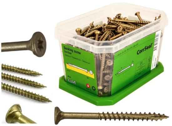 Prekės „Medsraigčiai geltoni 4,8x75 mm Corrseal C4 250 vnt Essve 648575“ paveikslėlis