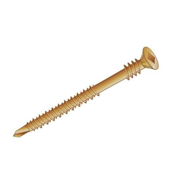 Prekės „Medsraigčiai geltoni 3,9x42 mm R1 250 vnt Golv 567142 Essve“ paveikslėlis