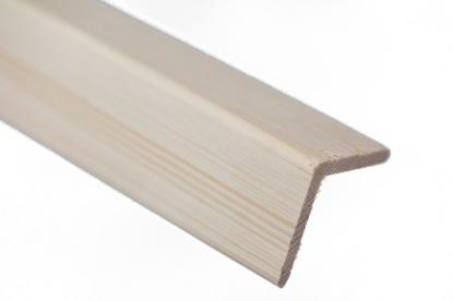 Prekės „Kampas išorinis medinis 29 x 29 mm raštuota pušis“ paveikslėlis