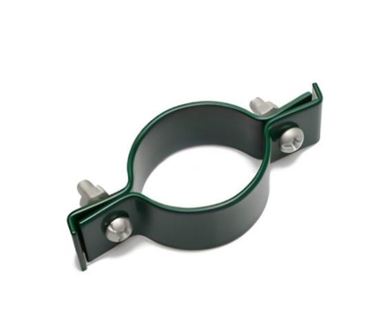Prekės „Metalinė apvali apkaba - tiesi, 38 mm, žalios spalvos“ paveikslėlis