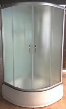 Prekės „Dušo kabina ET-033 TM 90 x 90 x 215 cm giliu padu“ paveikslėlis