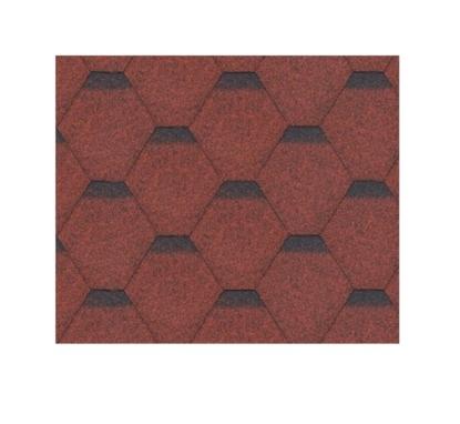 Prekės „Bituminės čerpelės HEXAGONAL Rock, raudona“ paveikslėlis