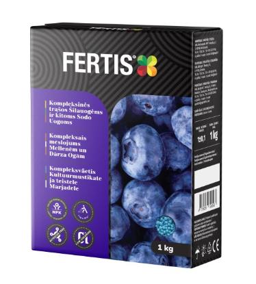 Prekės „Trąšos šilauogių ir kitų sodo uogų 1 kg Fertis“ paveikslėlis