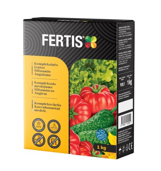 Prekės „Kompleksinės trąšos šiltnamio augalams 1 kg Fertis“ paveikslėlis