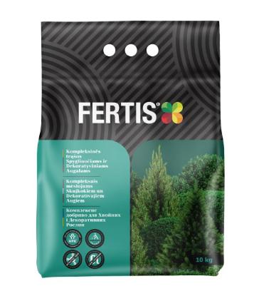 Prekės „Trąšos dekoratyviniams augalams ir spygliuočiams 10 kg Fertis“ paveikslėlis