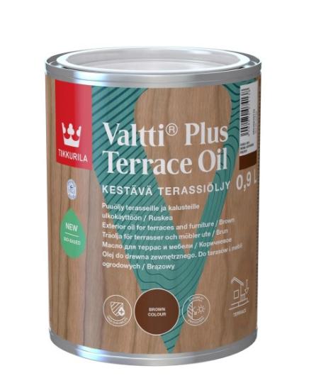 Prekės „Impregnantas Tikkurila Valtti Plus Oil rud.0,9 l“ paveikslėlis