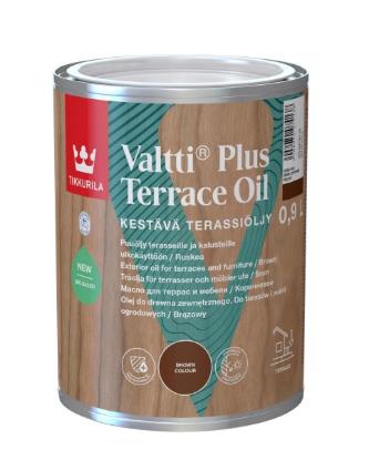 Prekės „Impregnantas Tikkurila Valtti Plus Oil rud.0,9 l“ paveikslėlis