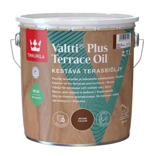 Prekės „Impregnantas Tikkurila Valtti Plus Oil rud.2,7 l“ paveikslėlis