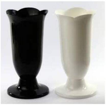 Prekės „Plastikinė vaza flakon 2 D14 cm H30“ paveikslėlis