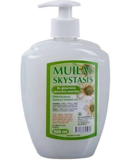Prekės „Muilas skystas su glicerininiu ramunėlių ekstraktu su dozatoriumi 500 ml ACH“ paveikslėlis