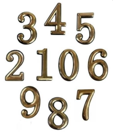 Prekės „Numeris buto klijuojamas 6/9 BP“ paveikslėlis