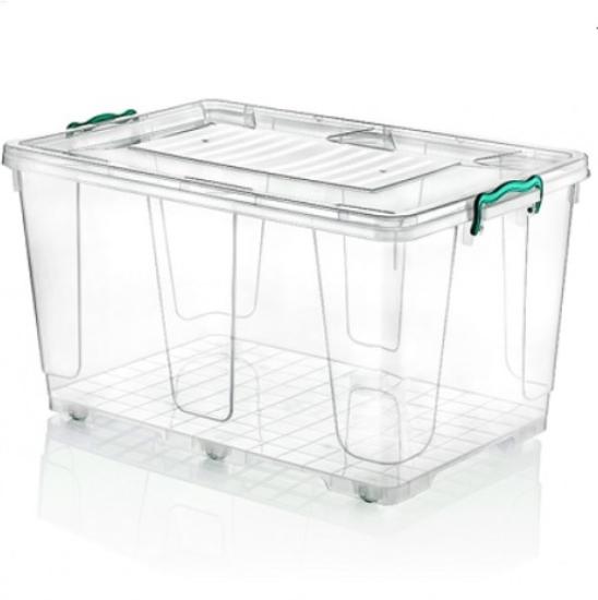 Prekės „Skaidri dėžutė, tinka maistui 80l 70x44x38cm Hobby life“ paveikslėlis