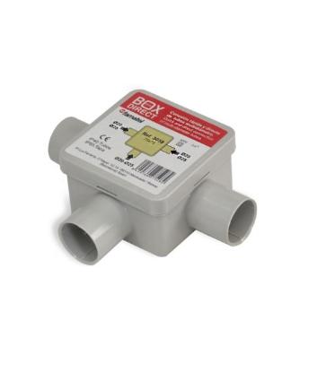 Prekės „Montažinė dėžutė vamzdžiams  d20/25 3059 75 x 75 x 39 mm Famatel“ paveikslėlis