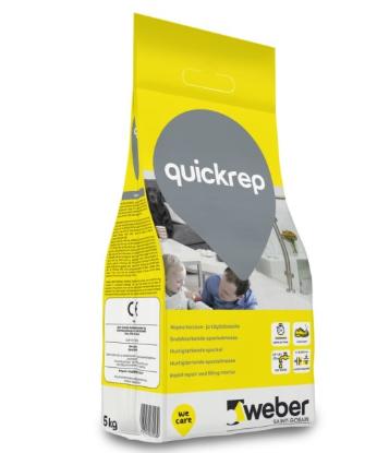 Prekės „Greitai stingstantis betono remontinis, mišinys WEBER QuickRep, 5kg“ paveikslėlis