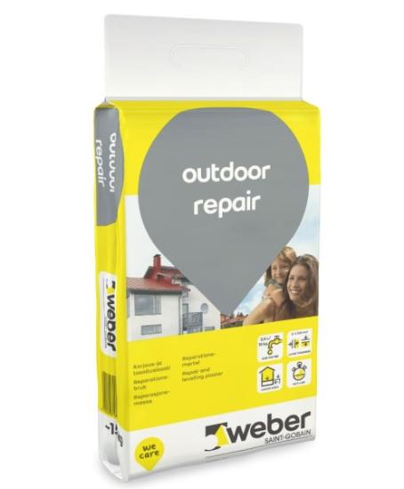 Prekės „Remontinis mišinys WEBER Outdoor Repair, 15 kg“ paveikslėlis