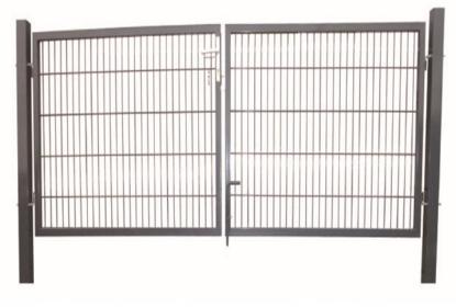 Prekės „Tvoros viengubi varteliai segmentiniu užpildu 4000 x 1730 mm žali“ paveikslėlis