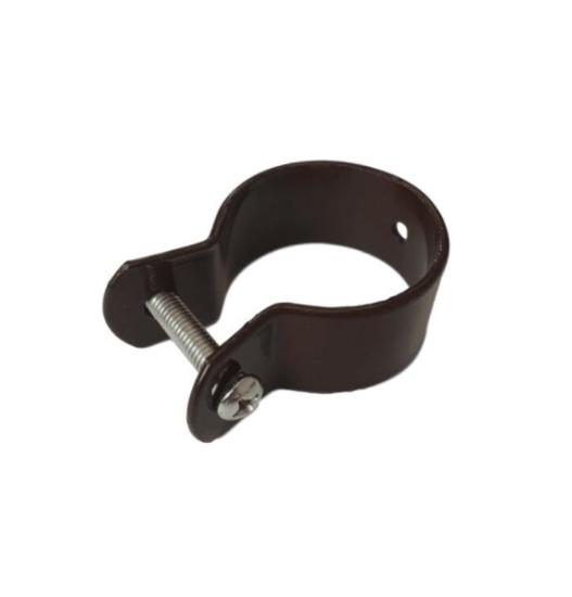 Prekės „Metalinė apvali apkaba - tiesi, 38 mm, rudos spalvos“ paveikslėlis