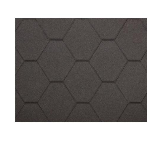 Prekės „Bituminės čerpelės HEXAGONAL Rock, juodos“ paveikslėlis