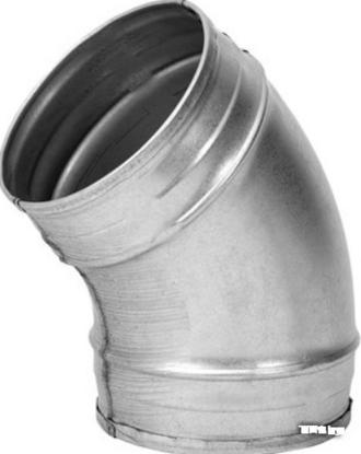Prekės „Alkūnė ortakio be tarpinės BF45°-125 Ø 125 mm Europlast“ paveikslėlis