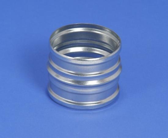Prekės „Mova ortakio be gumos Ø 125 mm metalinė NP125 Europlast“ paveikslėlis