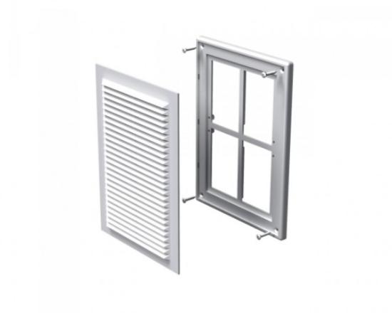 Prekės „Grotelės ventiliacinės plastikinės MV125S 182 x 251 mm Vents“ paveikslėlis