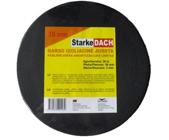 Prekės „Juosta garso izoliacinė "StarkeDACH" 30 mm 30 m“ paveikslėlis