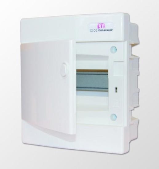 Prekės „Skydelis elektros 8 modulių ETI potinkinis ECM8PO IP40“ paveikslėlis