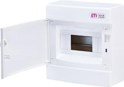 Prekės „Skydelis elektros 8 modulių ETI paviršinis ECT8PO IP40“ paveikslėlis