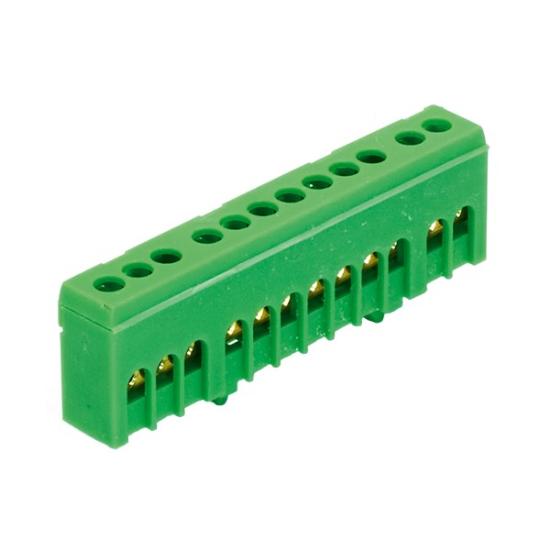 Prekės „Gnybtas įžeminimo montuojamas PE12H 12 x 16 mm IP20 žalias Morek“ paveikslėlis