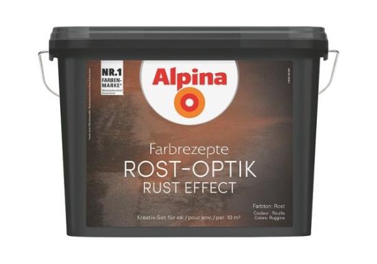 Prekės „Dažai dekoratyviniai Alpina Farbrezepte Rost-Optik 1 l“ paveikslėlis