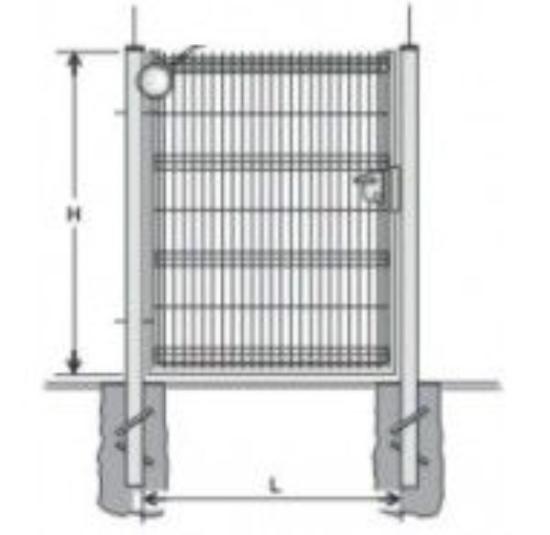 Prekės „Varteliai 1200 x 1000 mm cinkuoti + dažyti“ paveikslėlis