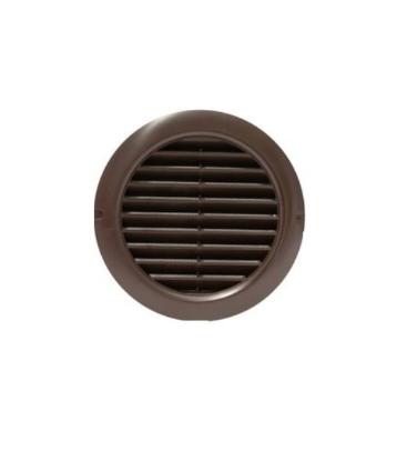 Prekės „Grotelės ventiliacinės plastikinės d 125-125 / 160 mm rudos Vents“ paveikslėlis