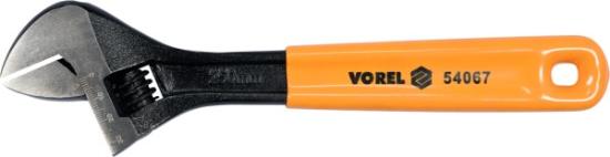 Prekės „Raktas reguliojamas 0 - 29 mm 250 mm plastikine rankena 54067 Vorel“ paveikslėlis