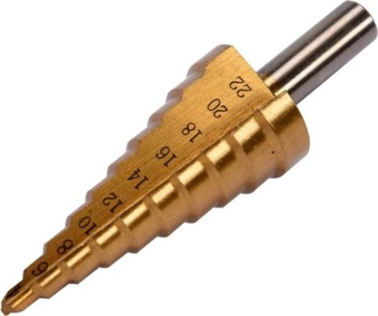 Prekės „Grąžtas metalui pakopinis 4 x 22 mm Yato YT-44741“ paveikslėlis