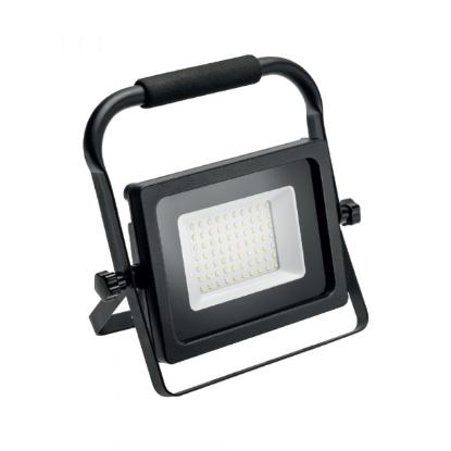 Prekės „Pastatomas LED prožektorius GTV, 50 W, 6400 K, juodos spalvos“ paveikslėlis