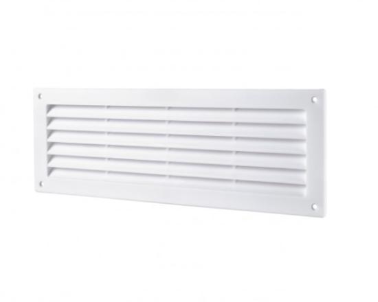 Prekės „Grotelės ventiliacinės plastikinės 130 x 368 mm MV350S Vents“ paveikslėlis