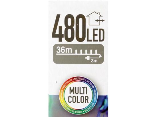 Prekės „Elektrinė girlianda 480 LED 36 m įvairiaspalvė“ paveikslėlis