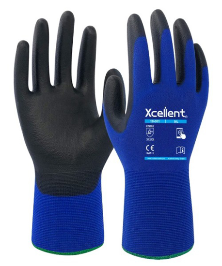 Prekės nuotrauka Pirštinės 9 aplietos PU W-wet ts Premium Xcellent