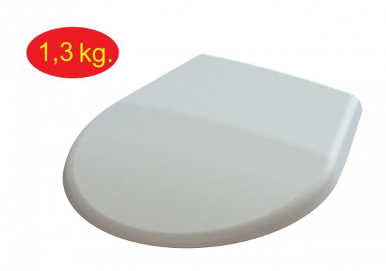 Prekės nuotrauka Dangtis klozeto Viola baltas Nikiplast