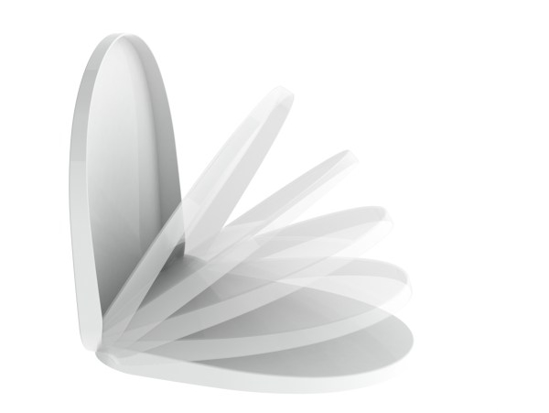 Prekės nuotrauka Dangtis klozeto Iris soft/close baltas Nikiplast