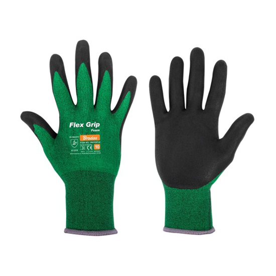 Prekės nuotrauka Pirštinės dengtos nitrilu Flex Grip Foam 10 Bradas